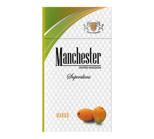 Сигареты Manchester  SuperSlims Манго оптом