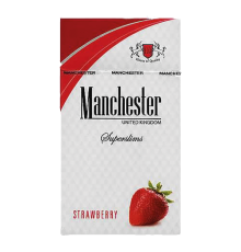 Сигареты Manchester Strawberry SuperSlims Клубника оптом