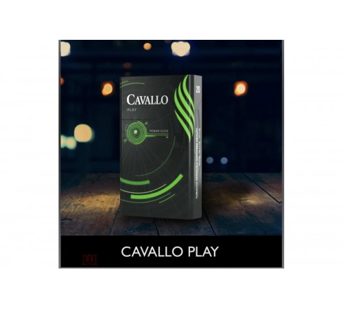 Сигареты CAVALLO Play  Green Power Click с Капсулой Ментола оптом