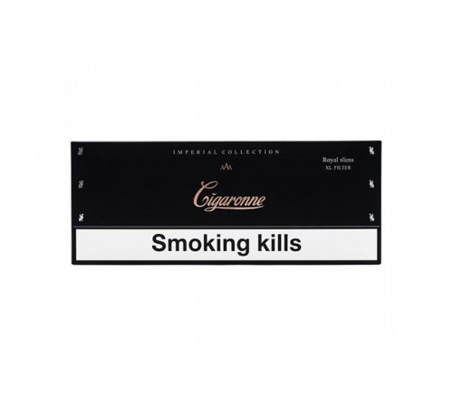 Cigaronne Imperial Collection — Royal Slims XL Filter (черная версия) оптом